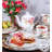 STP Goods Rose Garden 37.19oz. Floral Teapot
