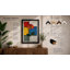 Flower in Geometry Geometric - Framed Print-336802911-336802897