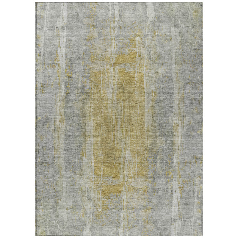 Machine Washable Indoor/Outdoor Matteson ACN2309 Abstract Rug, Rectangle 5' x 7'6"