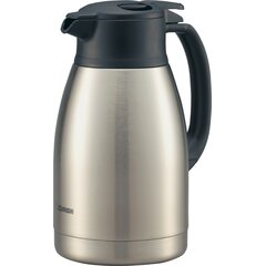 Nicollet Series, Vacuum Insulated Carafe, Stainless Vacuum, 1 liter, Flip  Top, Italian Leather