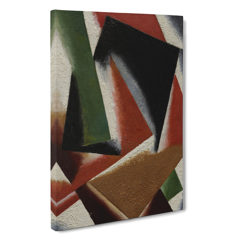 Composition Vol.9 by Lyubov Popova - Wrapped Canvas Painting, 91cm H x 60cm W x 3cm D
