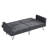 Breathable Linen Dark Gray For A Peaceful Atmosphere Convertible Couch Versatile Decor-337259581