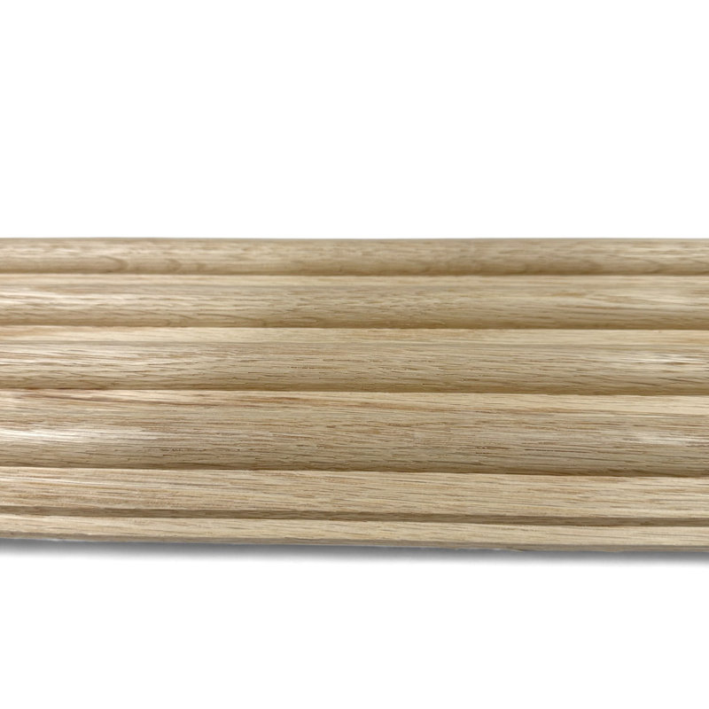 planche ronde à rainure et languette - paquet de 8, H 48 po x l 5,25 po x P 0,75 po, Red Oak