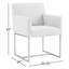 19'' H Linen Upholstered Armchair