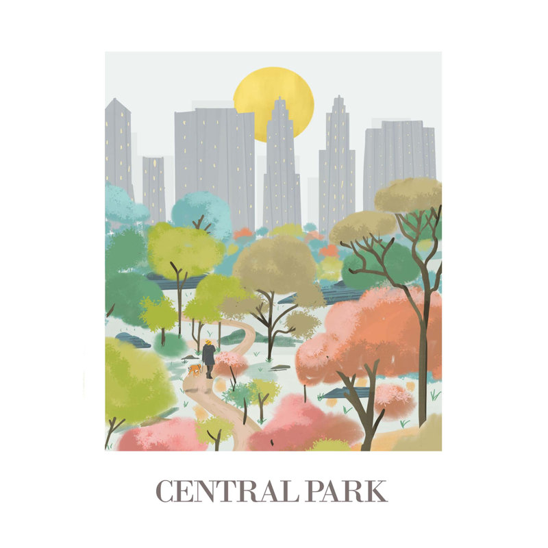 Central Park 7 Travel Poster - Unframed, Large