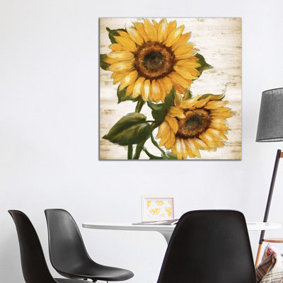 Sunflower Summer II 1 Piece Wrapped Canvas Painting