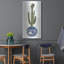 «Cacti in Blue Pot 2» par Stellar Design Studio, art mural en métal, 12 po x 24 po-1384569675