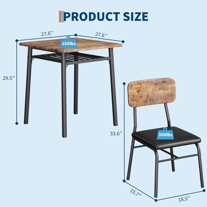 Dining Set, Brown, Brown, Brown, Brown
