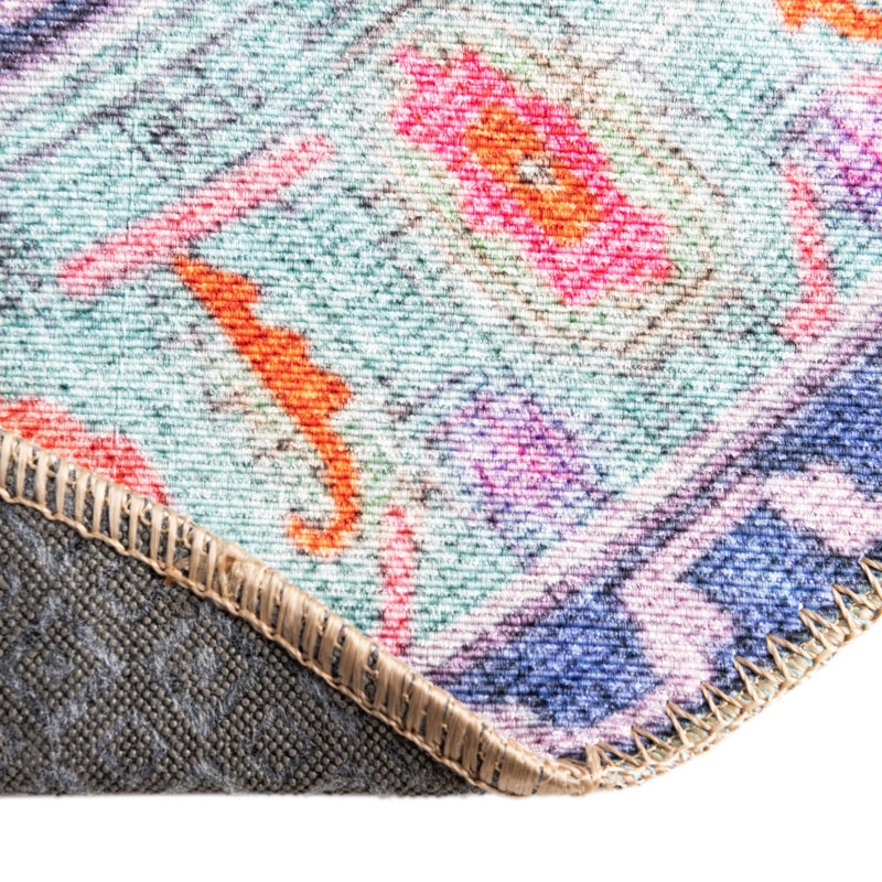 Sonja Chenille Oriental Indoor Rug, Round 3'6"