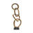 Decorative Object Linked Ring Sculpture for Home Decor - Abstract Metal Figurine Statement Accent Ideal Decoration for Living Room and Console Styling-21484501-27873584