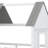 Low Loft Wood House Bed With Two Side Windows-1642704935