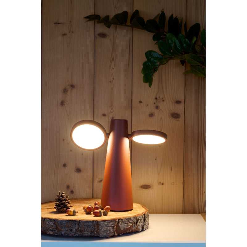 Oto LED Outdoor Table Lamp, Red Ochre