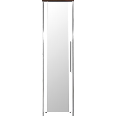 Creland 1 Door Wood Wardrobe