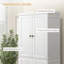 Armoire de cuisine autoportante polyvalente avec fonctions de rangement avancées