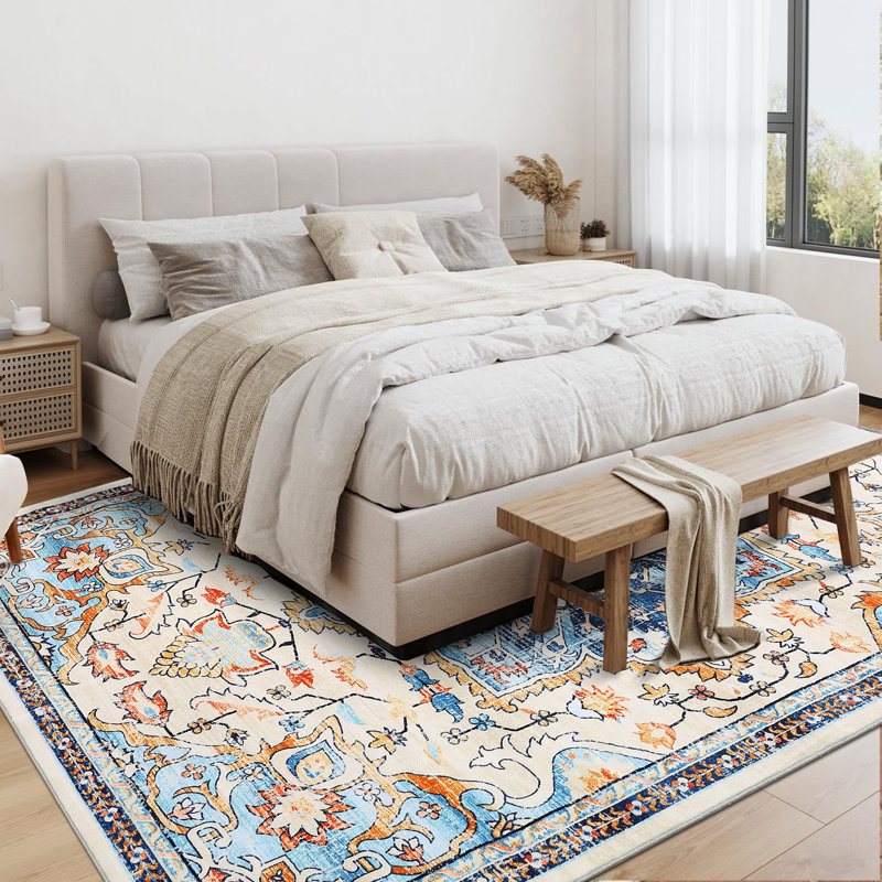 Tapis Venna avec envers antidérapant, Rectangle 8 pi x 10 pi