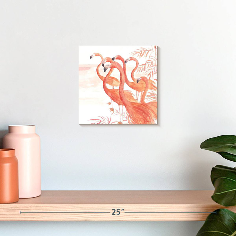 Crowle Flamingo Group I, 10" H x 10" W