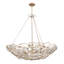 Luminaire suspendu inversé Ethereal Rose - dégradé doré Havana - l 40 po x H 38 po