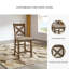 Tabouret de comptoir 24,5 po Hannalise