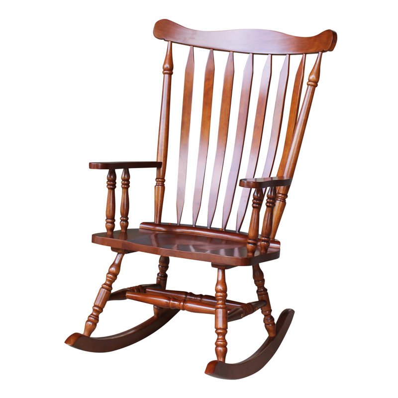 Solid Wood Rocking Chair, Cherry