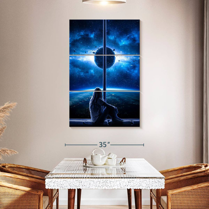 Kelan Moon Woman, 50" H x 32" W