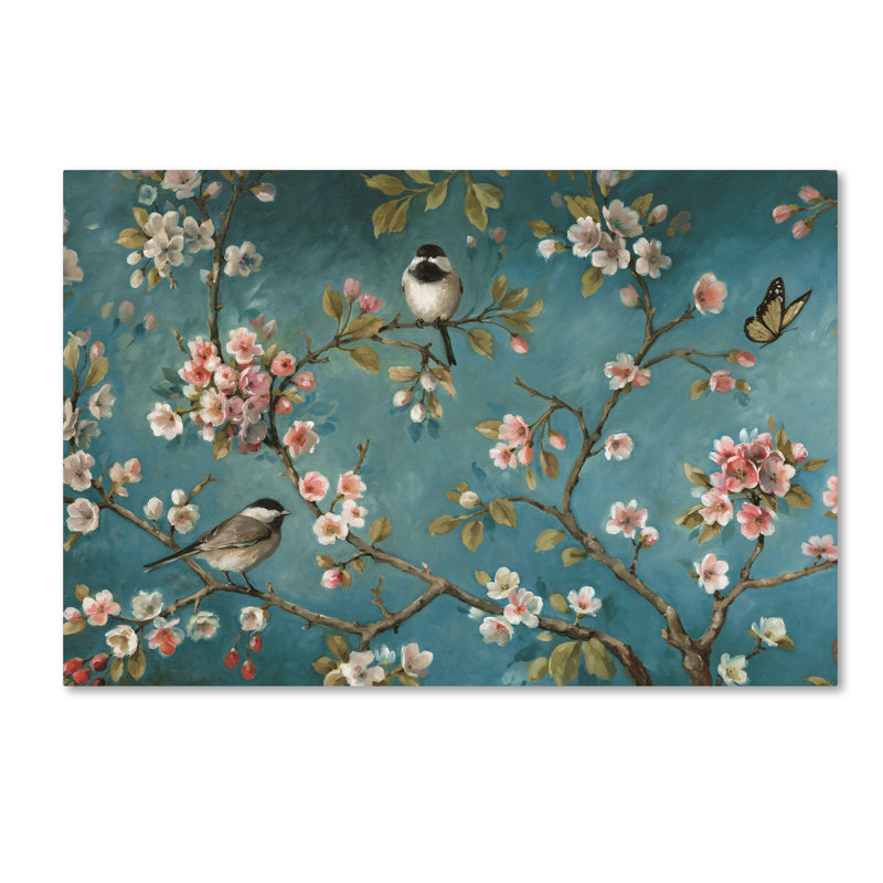 " Blossom I " by Lisa Audit, 12" H x 19" W