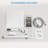 Dual 10 Inch Square Shower Head - Wall Mounted With Handheld