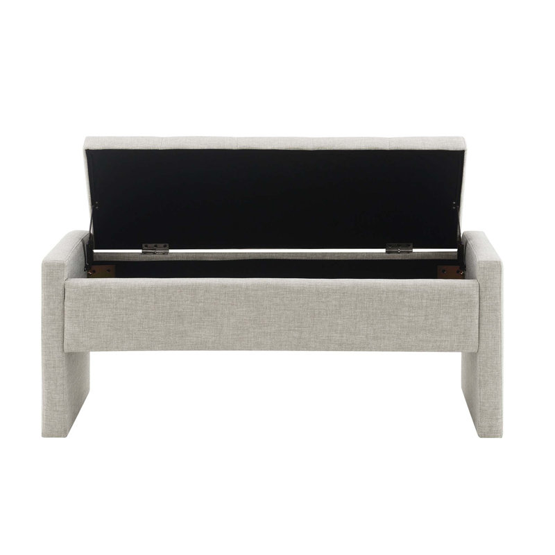 Banc de lit moderne avec rangement