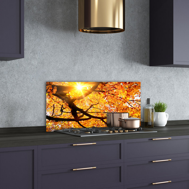 50cm W x 100cm L Glass Peel and Stick Panel