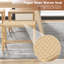 Chaise d'appoint en bois massif Lynel