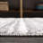 Imlil Tribal Geometric Stripe Light Gray/Cream Rug-2128198624