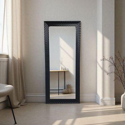 Diamont Tall Framed Bevelled Mirror
