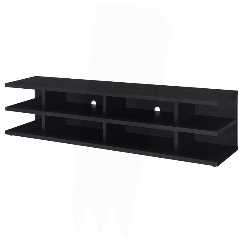 Meuble télé 78 po Starnes, Noir