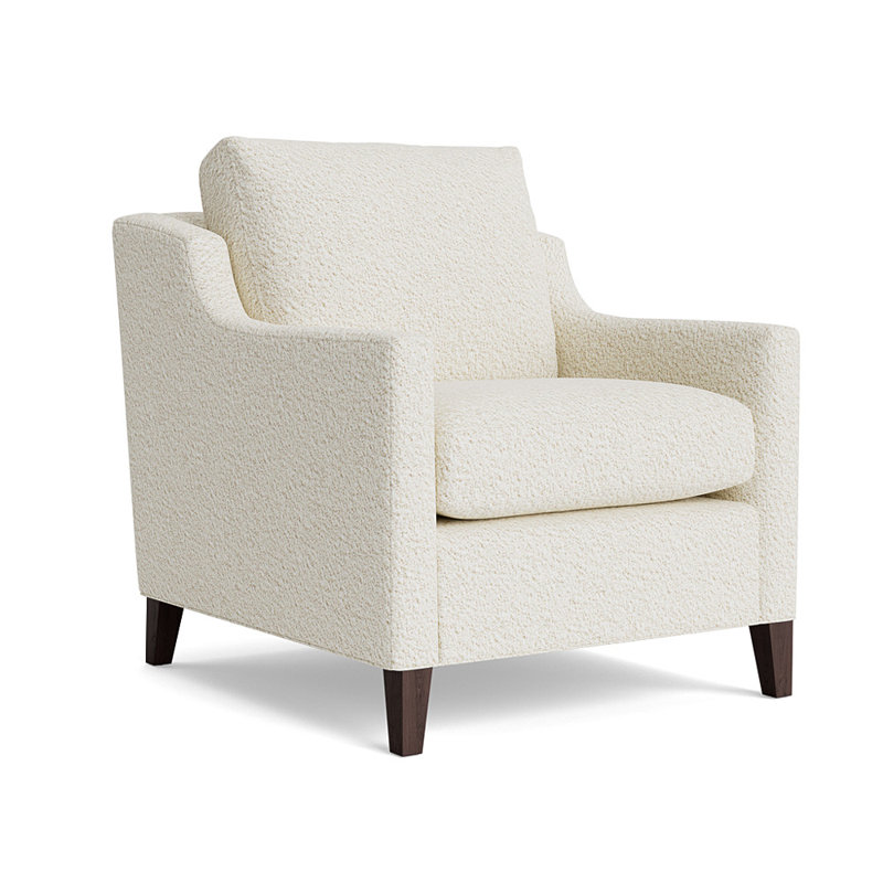 Gigi Upholstered Armchair, Berber - Cream, Java