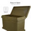 Armoire de rangement horizontale Parcelwirx / boîte de livraison verrouillable avec couvercle à charnière, graphite-109104717