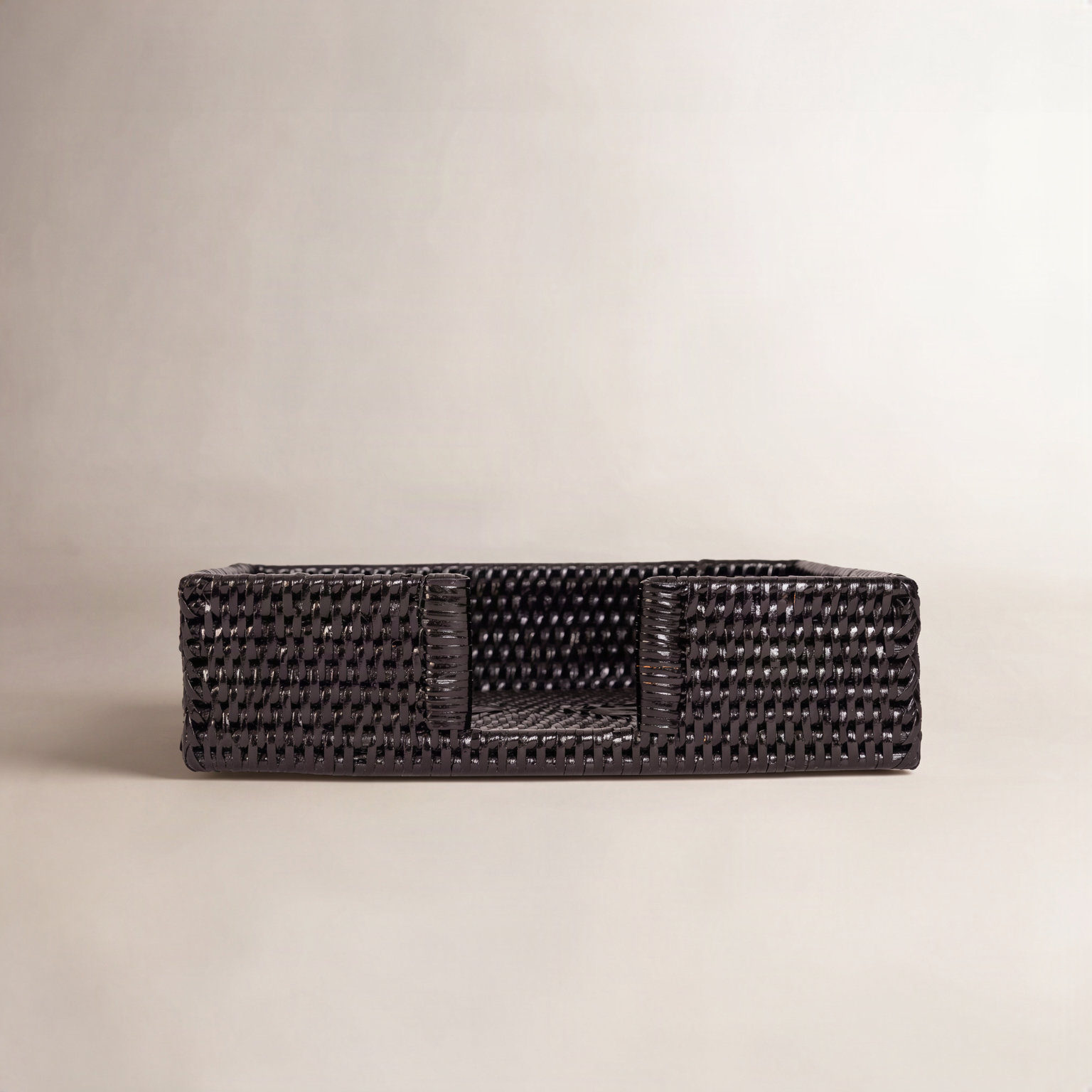Camden Luncheon Napkin Holder, Tudor Black