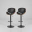 Tabourets de bar pivotants rembourrés modernes Zager-129057077-129057075