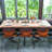 Discover Modern Elegance - Rectangle Dining Table with Mango Wood Top and Sturdy Spider Legs-832280149