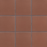 Klinker 8"x 8" Ceramic Floor and Wall Quarry Tile in Red
