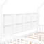 Lit double en bois avec lit gigogne et tablette pour lit scintillant blanc-885704433