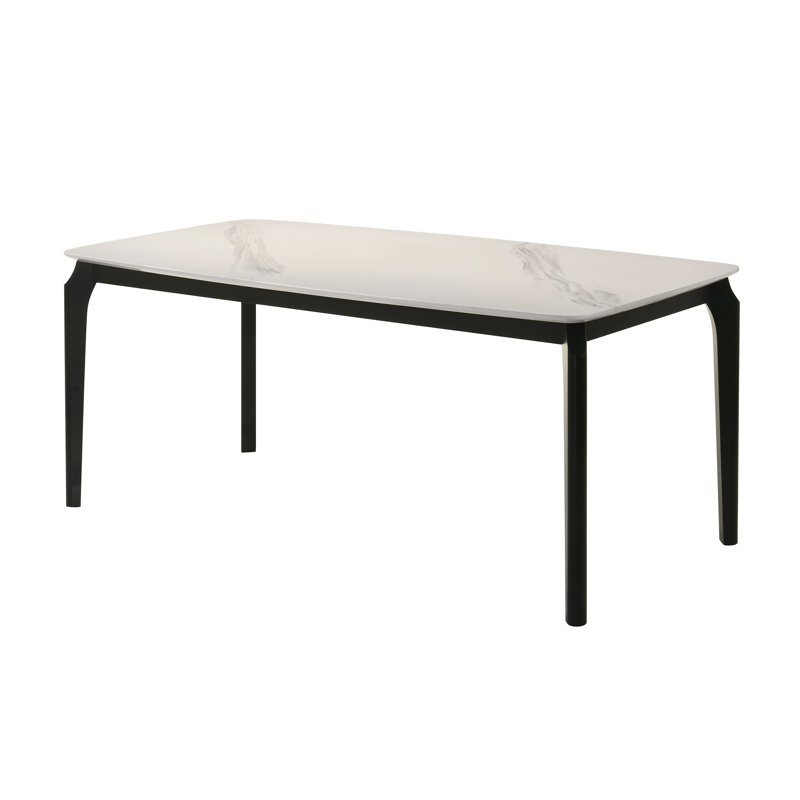 Whitlock 71 In. Marble Top Dining Table