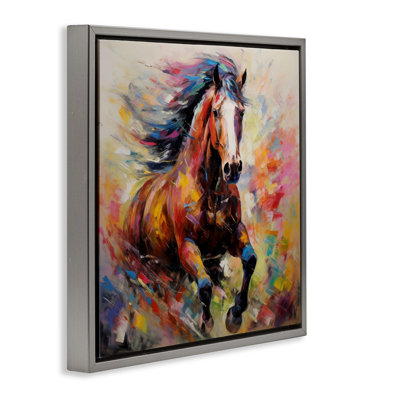 Cheval vif au galop