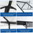 6X8 FT Polycarbonate Greenhouse Raised Base And Anchor Aluminum Heavy Duty  Greenhouses-123283165-123283158