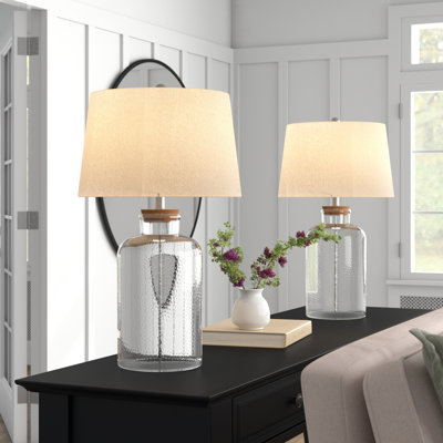 Ensemble de lampes de table transparentes 27,5 "Aney