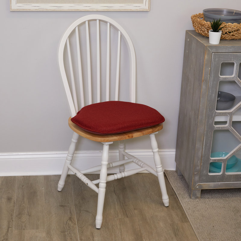 Non-Slip Windsor Chair Cushions, Flame