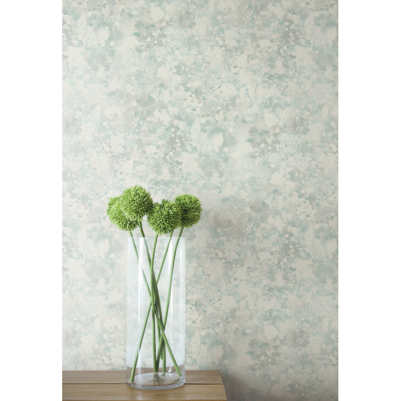Rouleau de papier peint floral Dorene Waterdrop L 27 pi x l 27 po, Rose