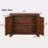 40" Console Table With Storage Shelf, Retro Entryway Table With Adjustable Storage Shelf, Sofa Couch Table For Hallway, Entry Way, Living Room, Foyer-696066380