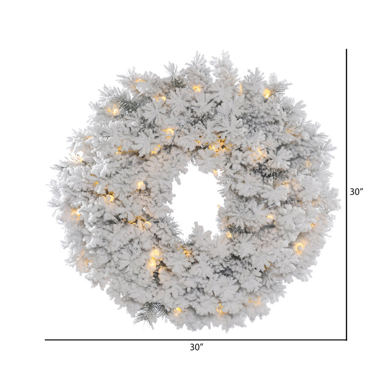 Couronne Alaskan artificielle Pfeiffer, H 30 po x l 30 po x P 3 po