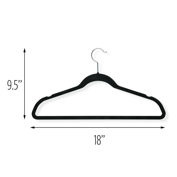  Mainstays Plastic Hangers White - 50 Pack : Home & Kitchen