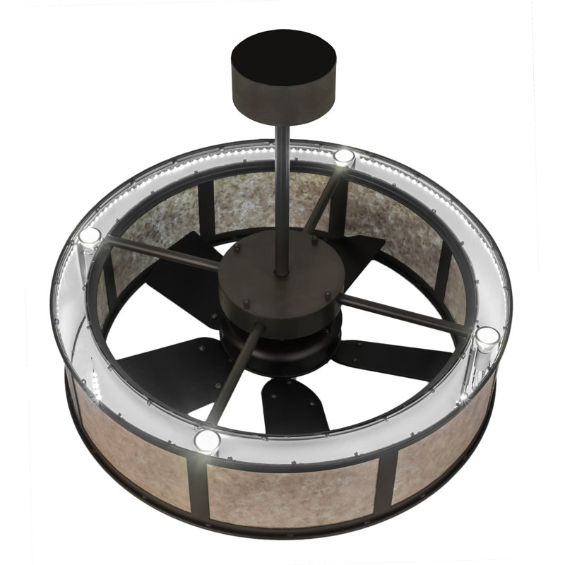 Smythe Craftsman LED Downrod Ceiling Fan