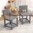 Hikhdpe Patio Dining Chair Poly Chairs All-weather  (set Of 2)-1292952371
